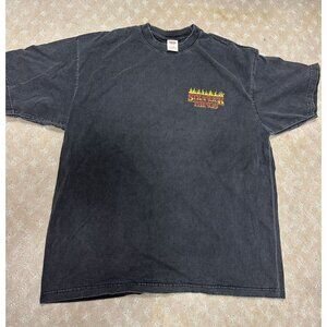 PacSun T-Shirt Men's XL Stranger Things Fire Logo Black Graphic Tee Netflix